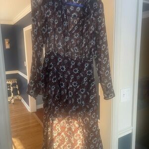Veronica Beard Long Sleeve Dress 4 Eeuc! Vintage sheer designer luxury